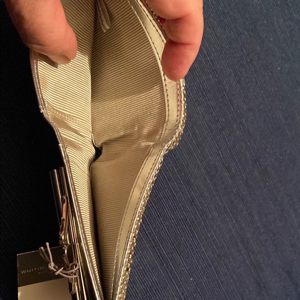 Whiting & Davis Silver Wallet Elegant Mesh Design - Picture 6 of 7